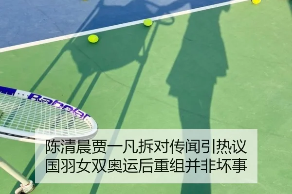 陈清晨贾一凡拆对传闻引热议 国羽女双奥运后重组并非坏事（K1 Sports）